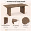 Ensemble de table de salle à manger extensible 63,09 "à 78,84" avec chaises en similicuir et base cannelée-132789946-132789945
