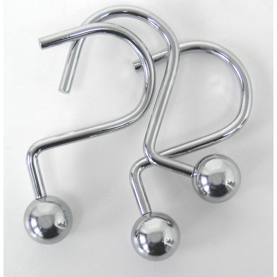 Metal Rust Resistant Shower Curtain Hook