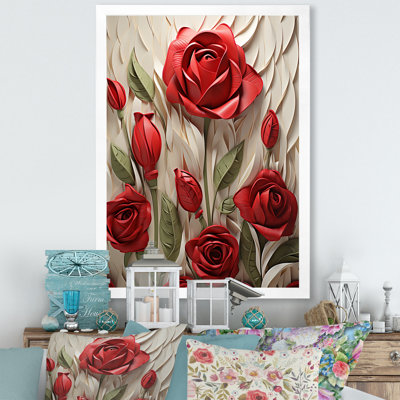 Red Rose Beauty - Roses Wall Art