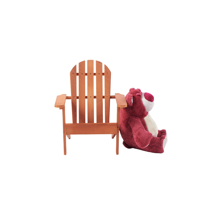 Ealing Style Wooden Outdoor Chair, Natural , Comfortable And Safe For Indoor Play, Solid Hemlock, Easy To Assemble, Suitable 3 - 10 Year Olds, 19.5"D X 19"W 24"H, 80 Lbs Capacity Use, Seat Years Old,