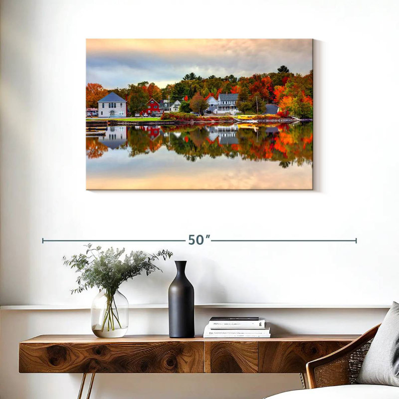 Couleurs d'automne du lac Moosehead, H 24 po x l 36 po