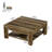 Square Coffee Table with Open Storage