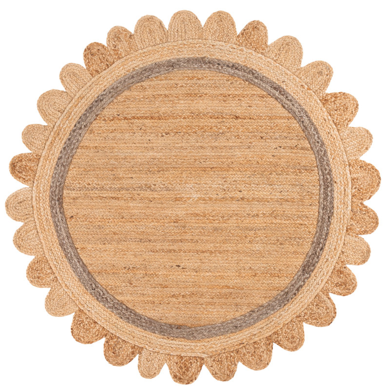 Inkai Jute/Sisal Area Rug, Round 6'