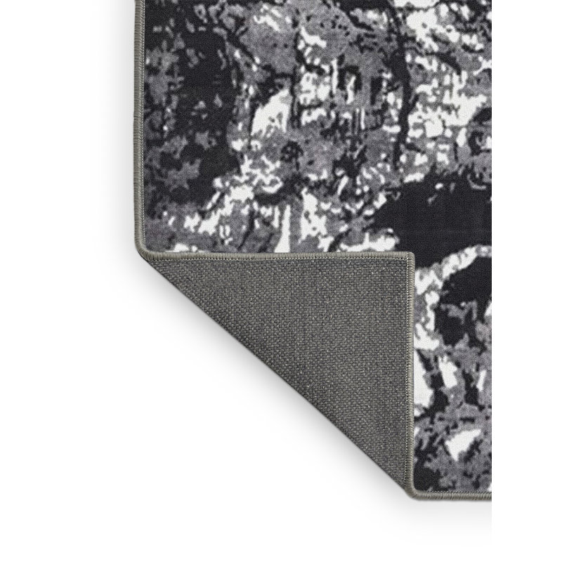 Tapis abstrait gris, Rectangle 5 pi x 8 pi