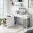 55 Inch L Shaped Desk With Storage Cabinet