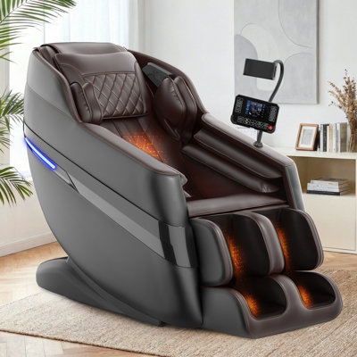 Osoria 2026 3D Zero Gravity Massage Chair With AI Control,SL-Track Body Scan Reclining Massage Chair With 16 Auto Modes Airbags Heating Foot Rollers and LCD Screen
