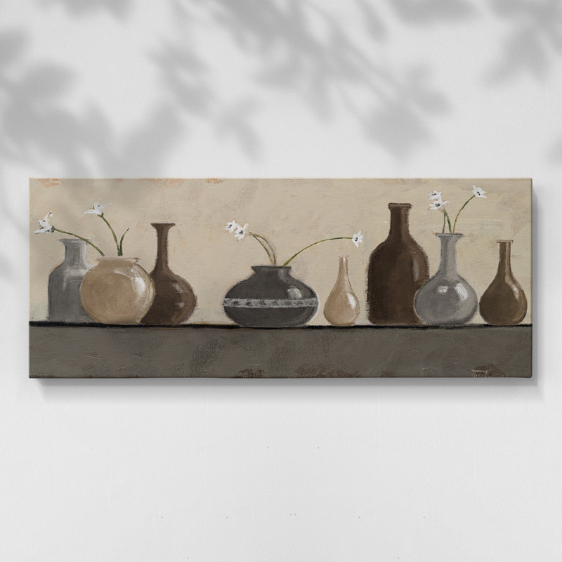 Nature morte I - Toile tendue avec châssis - Prêt à accrocher, H 12 po x l 30 po