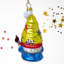 Ornement en verre de peintre artiste gnome