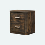 Elettra Rustic Walnut Finish Nightstand