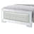 Elegant Silver Champagne Contemporary Bed