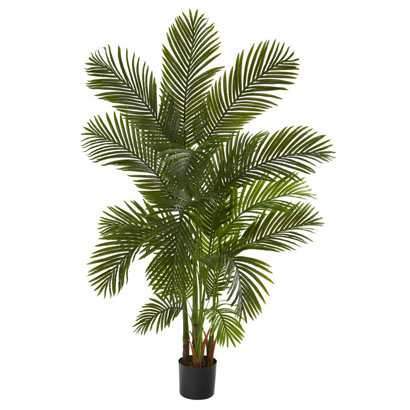 Palmier artificiel en pot, H 72 po x l 33 po x P 33 po