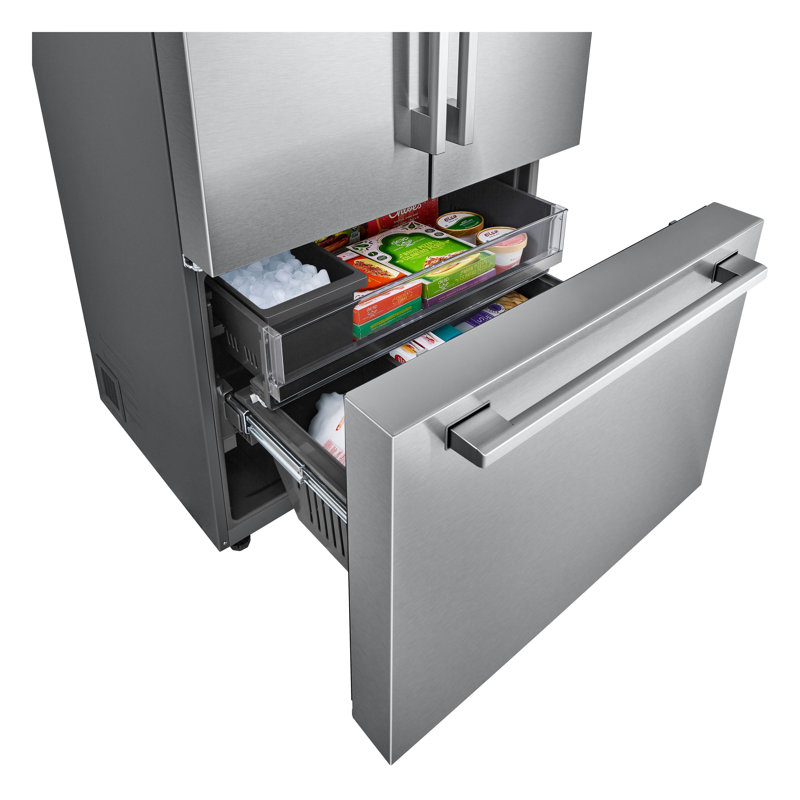 LG STUDIO Smart Counter-Depth MAX French Door Refrigerator, 27 cu. ft., Silver