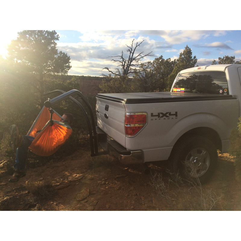 Durable Steel Black Hammock Hitch Stand for Vehicles