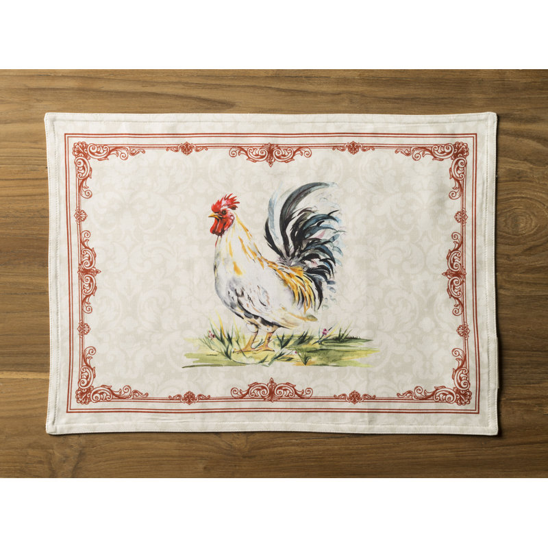Campagne Cotton Animals/Nature Rectangle Placemat