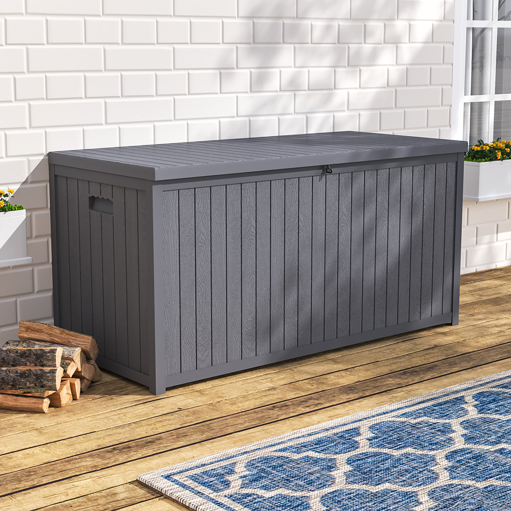 WFX Utility 125cm W 290L Water Resistant Plastic Deck Box
