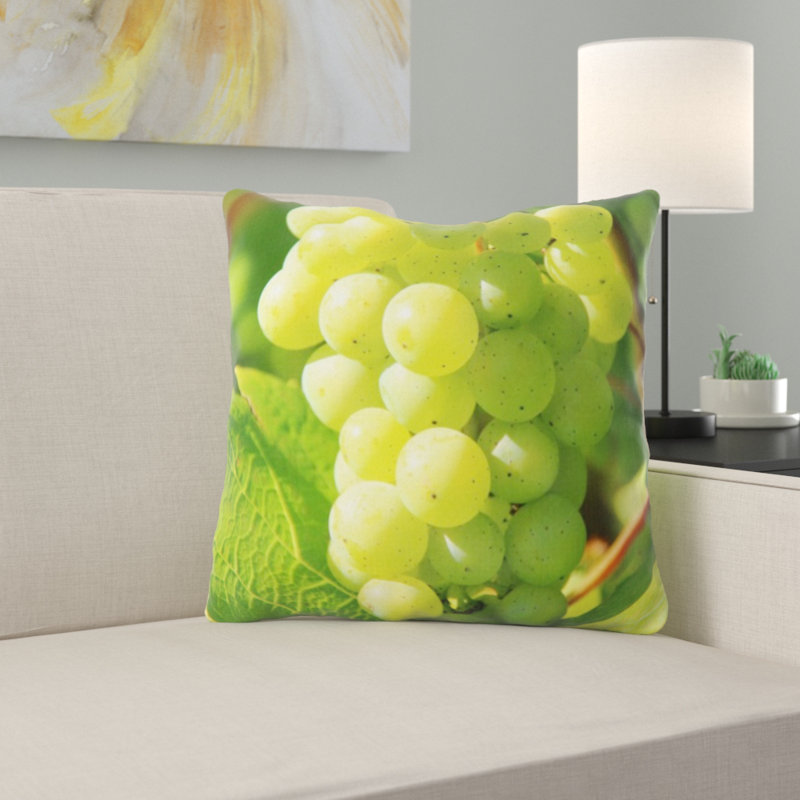 Grapes Throw Pillow