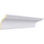 3 3/4"H x 4 1/8"P x 5 5/8"F x 94 1/2"L Dylan Traditional Smooth Crown Moulding