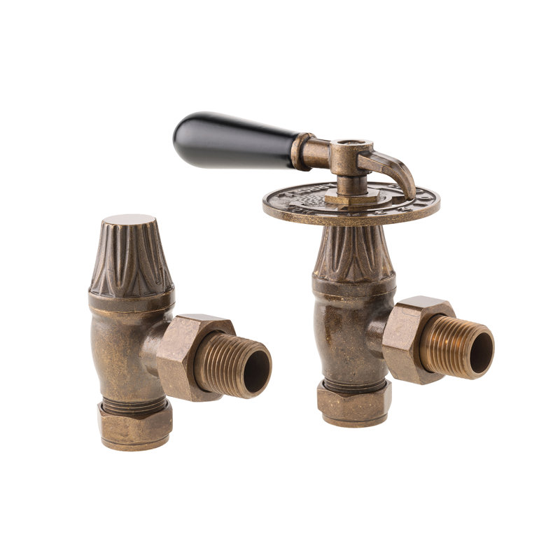 UK-14 Antique Copper Lever Manual Valve, Copper