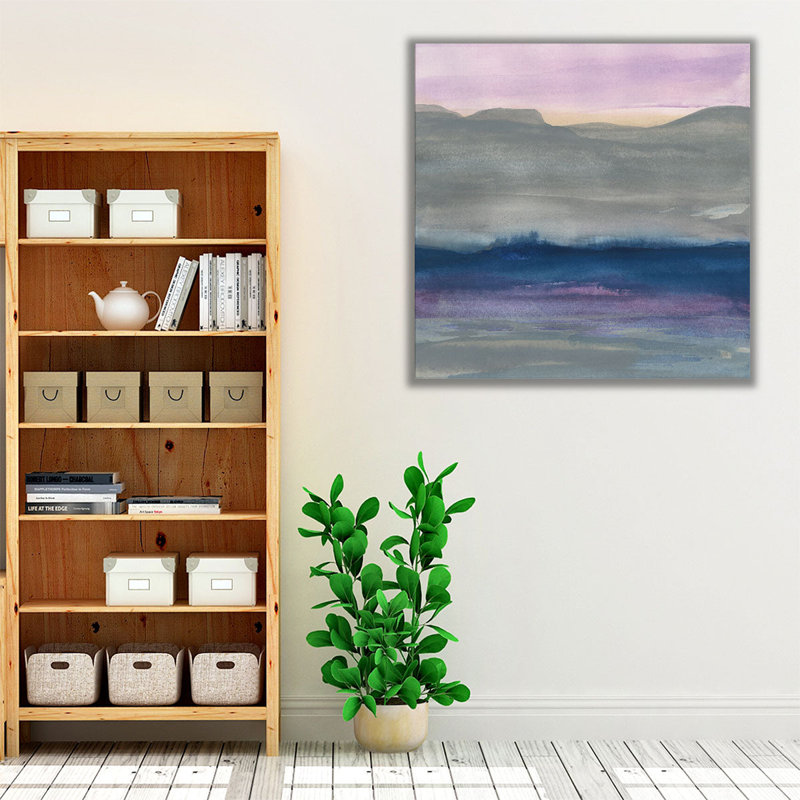 Grey Hills II - reproduction d'art sur toile, H 24 po x l 24 po