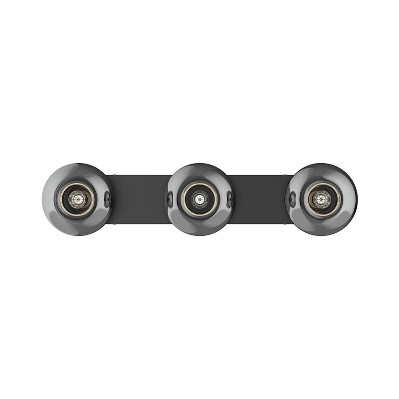 Samar 3 - Light Bath Bar, Black, Smoked