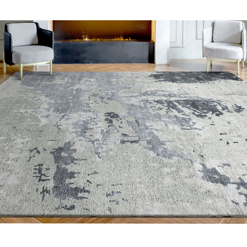 Abstract Indoor Rug, Rectangle 8' x 9'11"