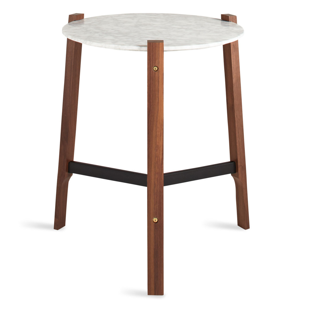 Free Range Marble Top End Table Blu Dot