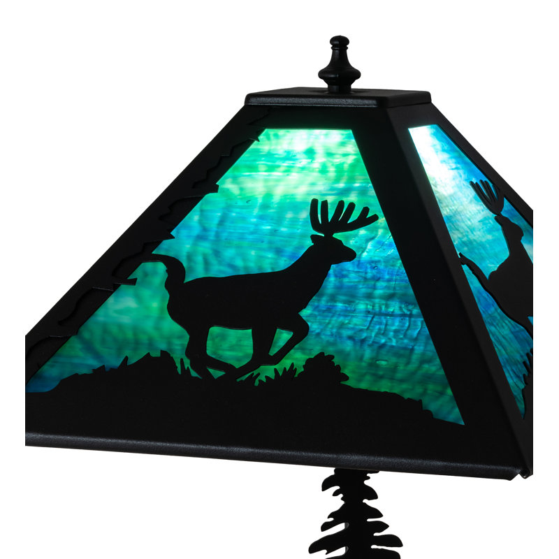 Lampe de table 21 po, Bleu
