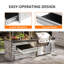 Heavy Duty Stainless Steel Outdoor Kitchen Drawers, 2-Tier Weatherproof Storage with Ball Bearing Slides for BBQ Island & Patio Grill Station Flush Mount Cabinet, 18" W x 15" H x 23" D