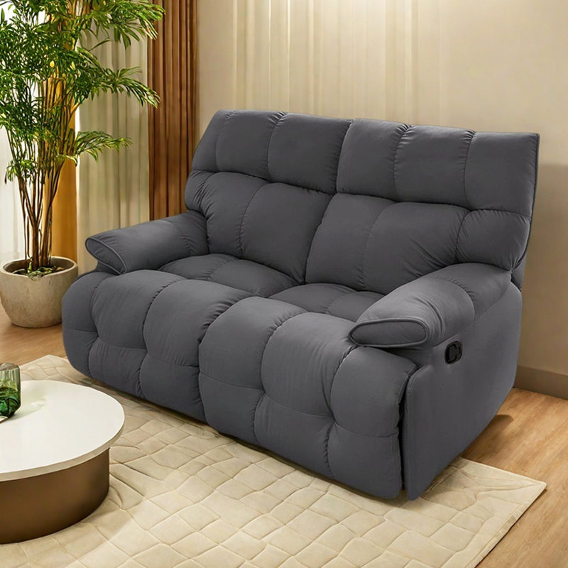 Fauteuil inclinable ergonomique spacieux à deux positions, Gris