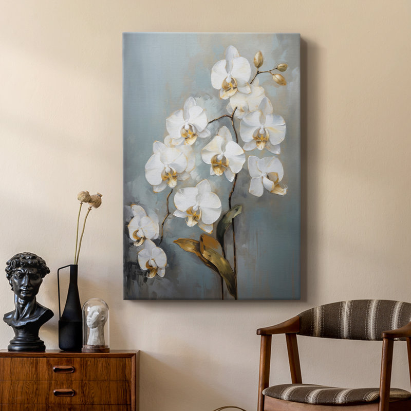 FLORAL Series CXC -Custom Wrapped Gallery Cavas, 18" H x 12" W