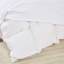 Couette 4 pièces en microfibre d'aspect avec fermeture à boutons pour grand lit-118740054