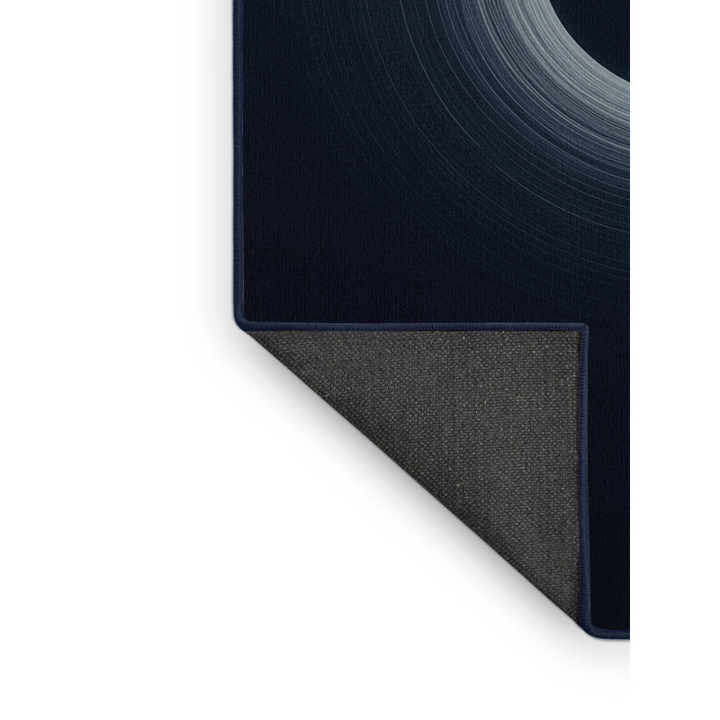Tapis gris moelleux doux et minimaliste Kline, 5 x 7