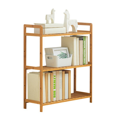 Audriel Wooden Tiered Bookcase