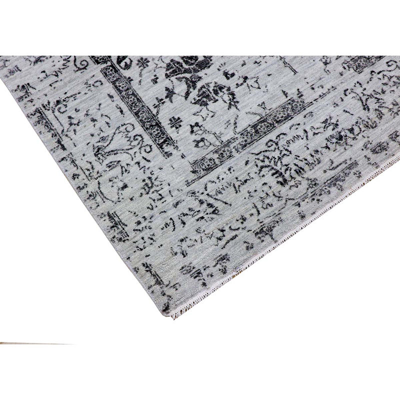 Hand Knotted Floral Area Rug, Rectangle 12' x 15'