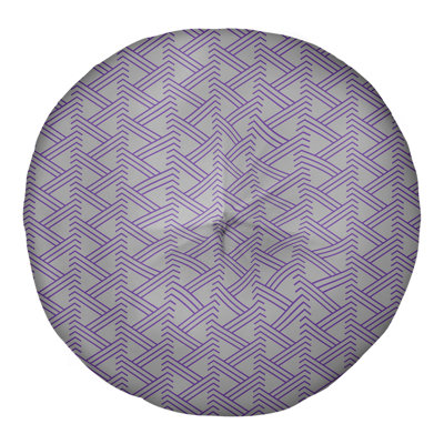 Coussin de sol zig zag classique
