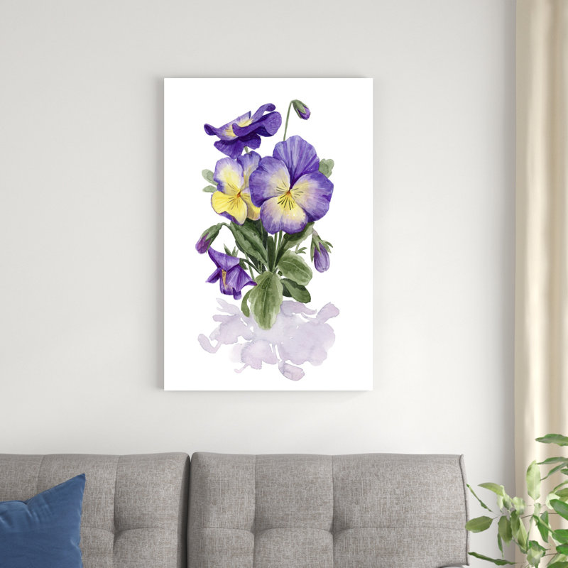 Viola Pansies II, H 36 po x l 24 po