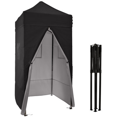 Wakeman Outdoors Pop Up Changing Tent - Compact Canopy Sun Shelter Pool Cabana, Portable Changing Room, or Privacy Tent for Camping Toilet or Portable Shower - Camping Essentials