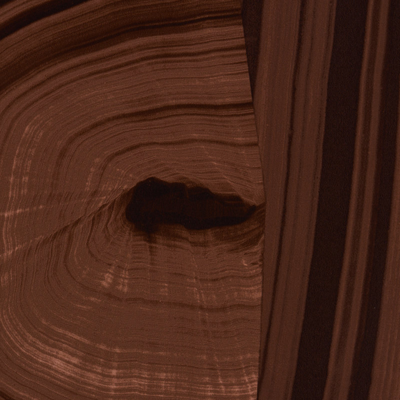 Papier peint Schumacher x Miles Redd Agate Slice, L 27 pi x l 27 po, Tigers Eye