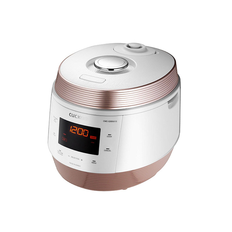 CUCKOO CMC-QSB501S 5QT Electric Pressure Cooker with 10 Menu Options and Stainless Steel Pot