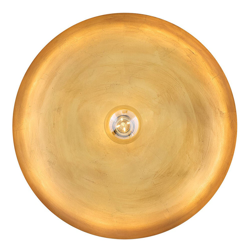 Sadie 1 - Light Steel Chandelier, Lacquered Brass, 6.25" H x 18" W x 18" D