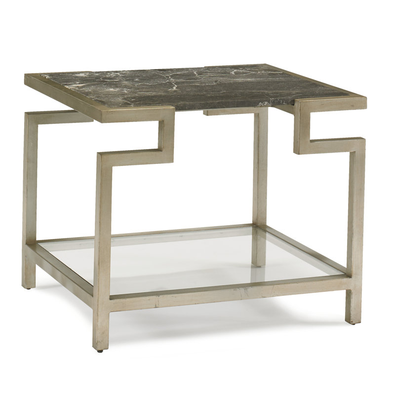 Infinito Marble Top End Table