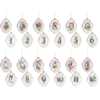 12 Days of Christmas Assorted Ornaments