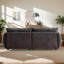 Canapé 88 places en chenille 3 places avec coussins décoratifs 88 po-678073121