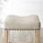 Set Of 2 Upholstered Backless Counter Stools, Contemporary Saddle Design Chairs-1615118823