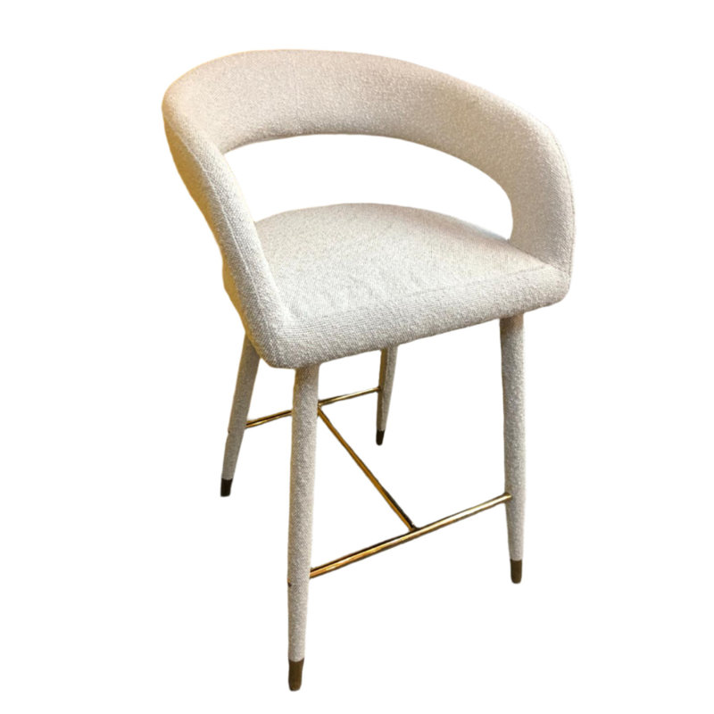 Tabouret Albertus, Blanc