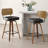 26" Swivel Upholstered Counter Height Bar Stool-819236525-830138023