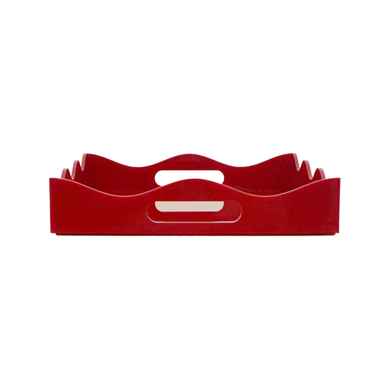 Plateau festonné Spangle - rouille, Rouille