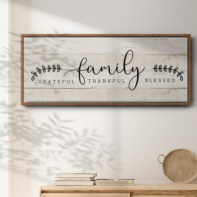 Famille - toile encadrée