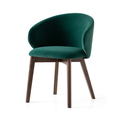 Tuka Upholstered Armchair with Wooden Frame