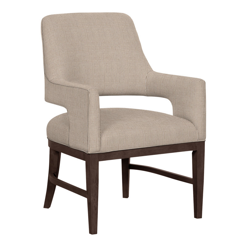 Chaise avec accoudoirs Josie Grande, Perigold Replay taupe, Tabac